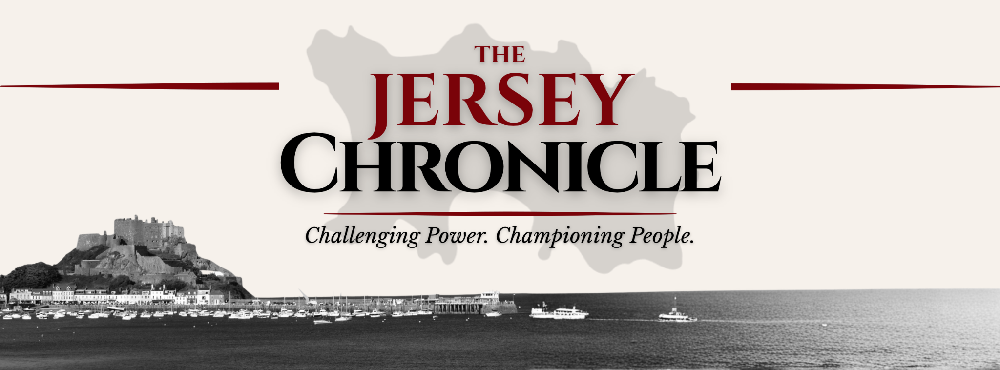 The Jersey Chronicle. Challenging Power. Championing People. Original Gorey and Mont Orgueil photograph